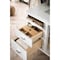 James Martin Vanities Addison 36in Single Vanity, Glossy White w/ 3 CM Eternal Jasmine Pearl Quartz Top E444-V36-GW-3EJP - alternate 4